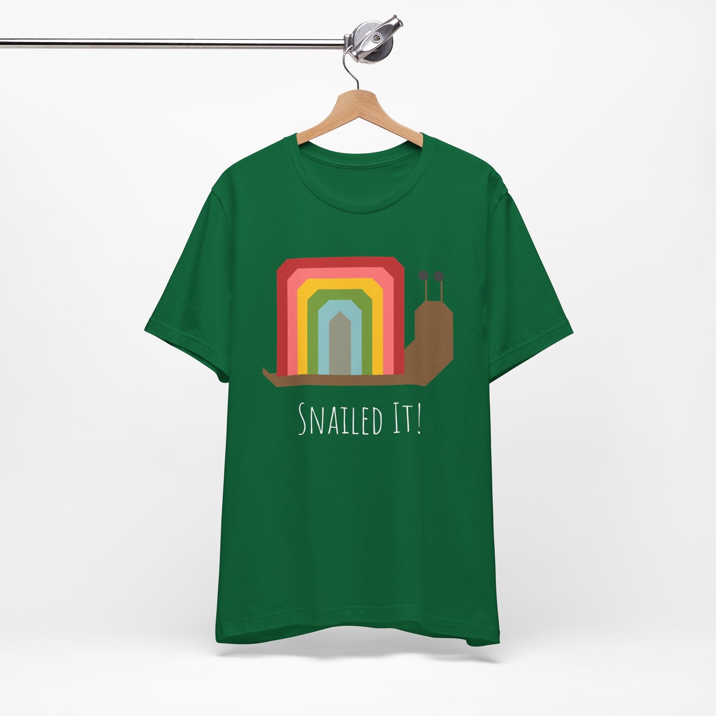 Rainbow Snailed It!  Short Sleeve Tee