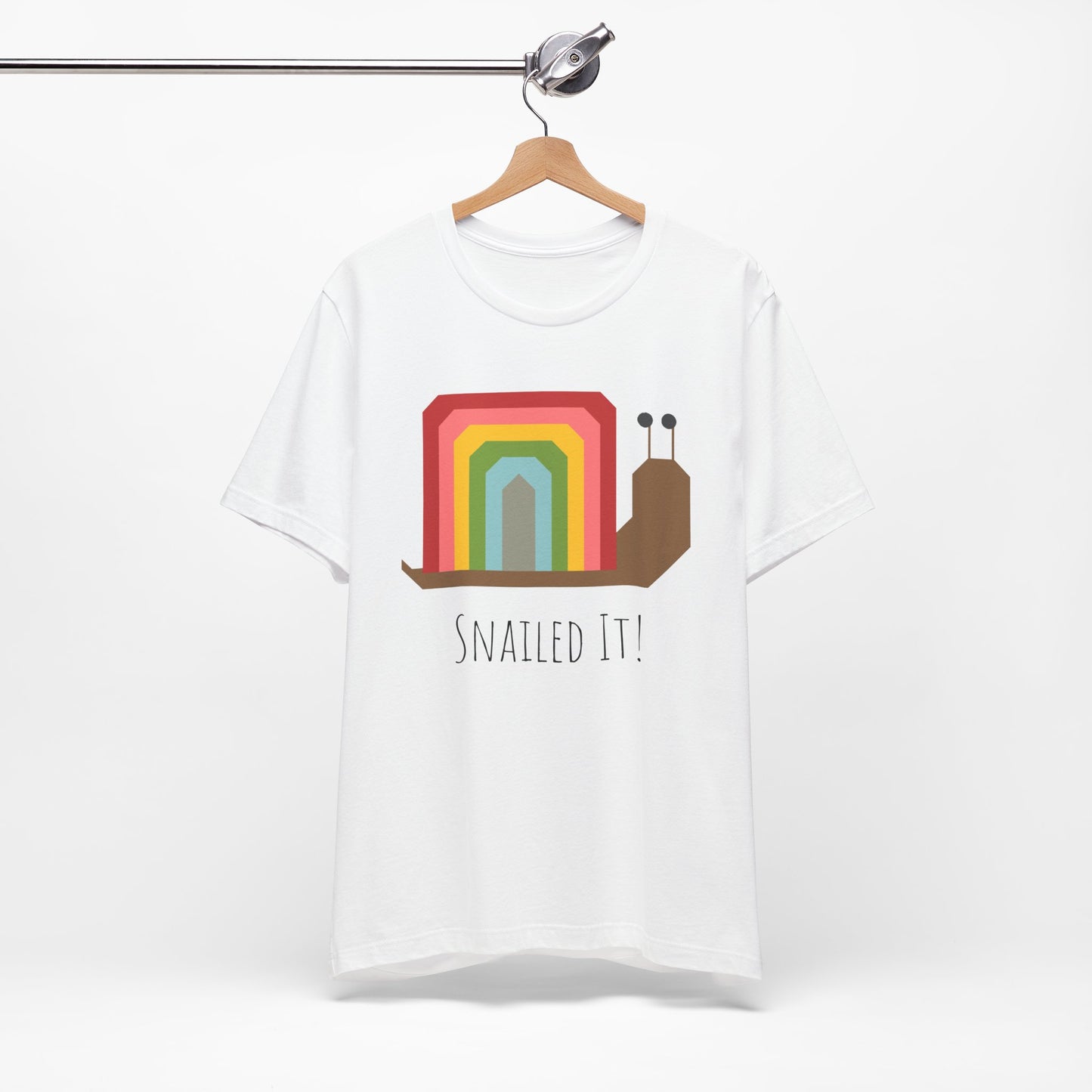 Rainbow Snailed It!  Short Sleeve Tee