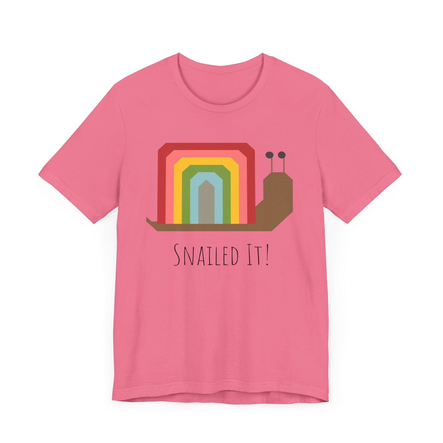 Rainbow Snailed It!  Short Sleeve Tee