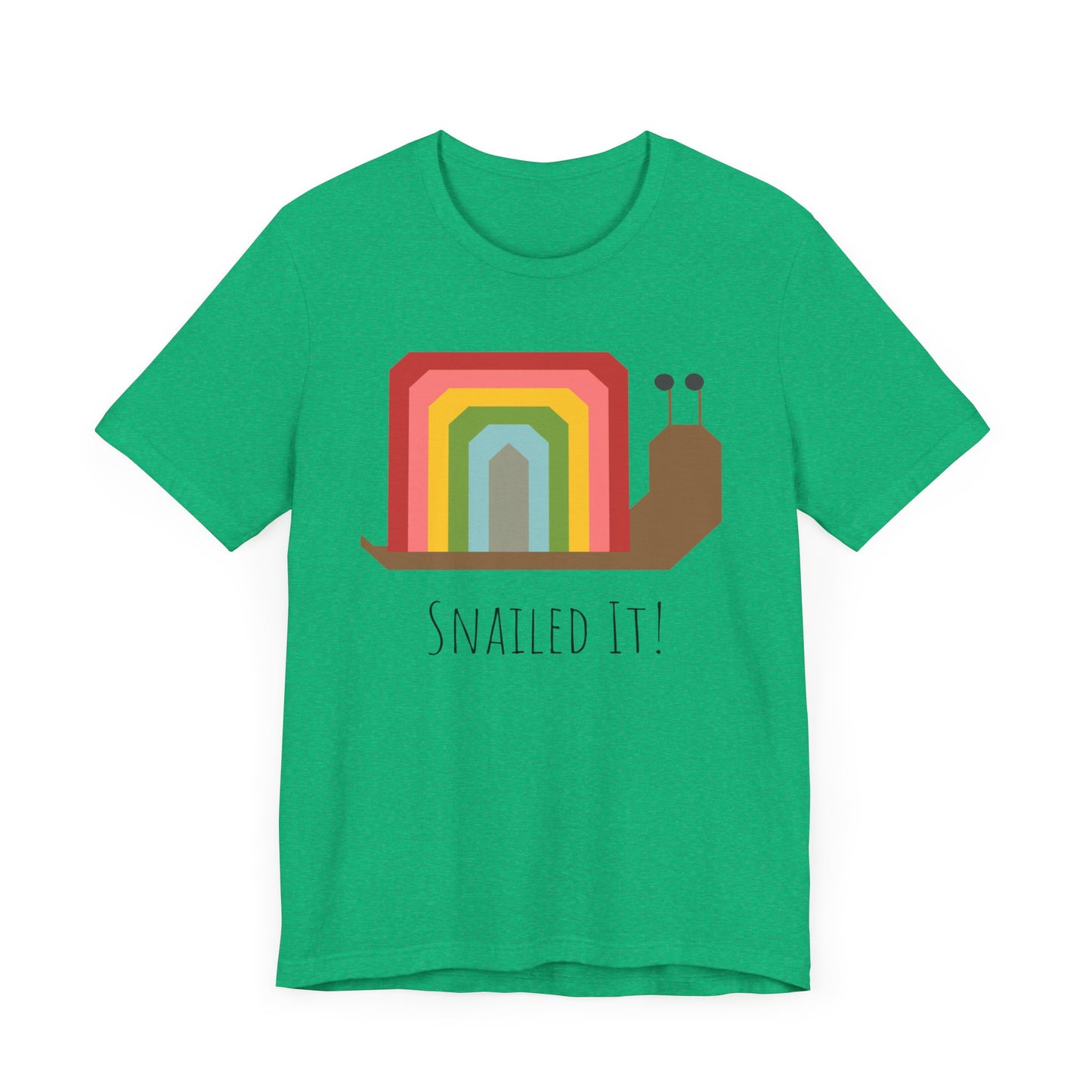 Rainbow Snailed It!  Short Sleeve Tee