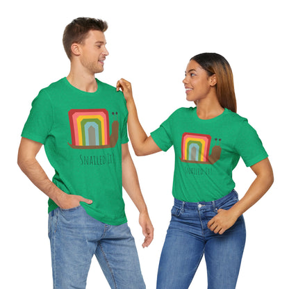 Rainbow Snailed It!  Short Sleeve Tee