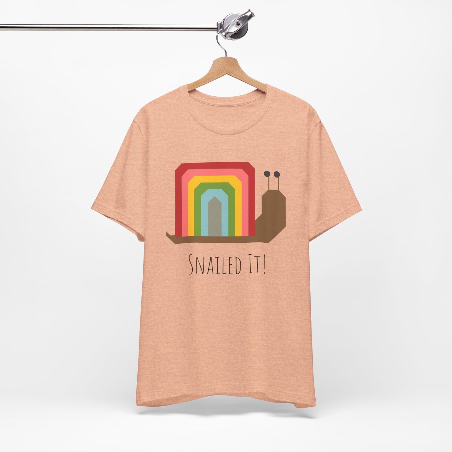 Rainbow Snailed It!  Short Sleeve Tee