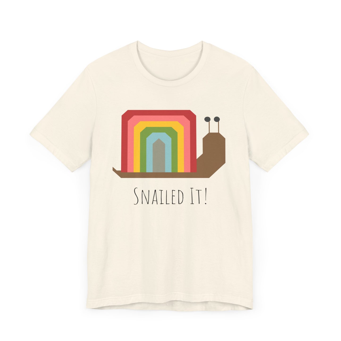 Rainbow Snailed It!  Short Sleeve Tee