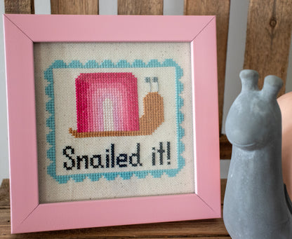 Snailed It! Cross Stitch Chart