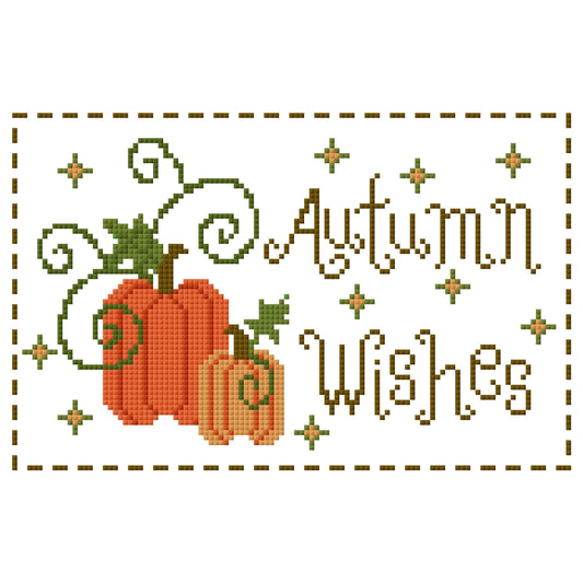 Autumn Wishes Cross Stitch Chart