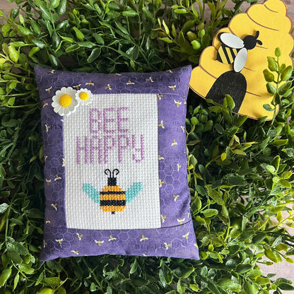 Bee Happy Cross Stitch Chart