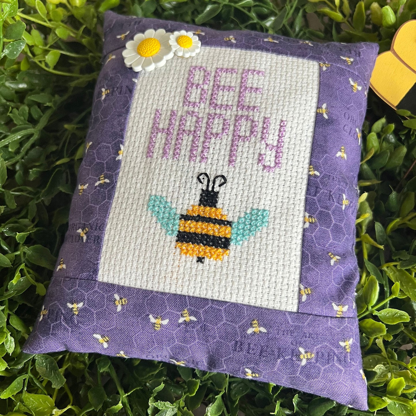 Bee Happy Cross Stitch Chart