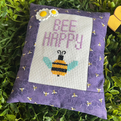 Bee Happy Cross Stitch Chart
