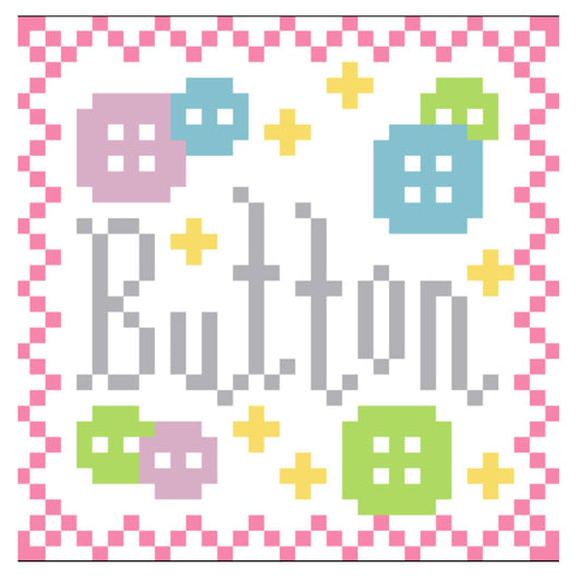 Button Cross Stitch Chart