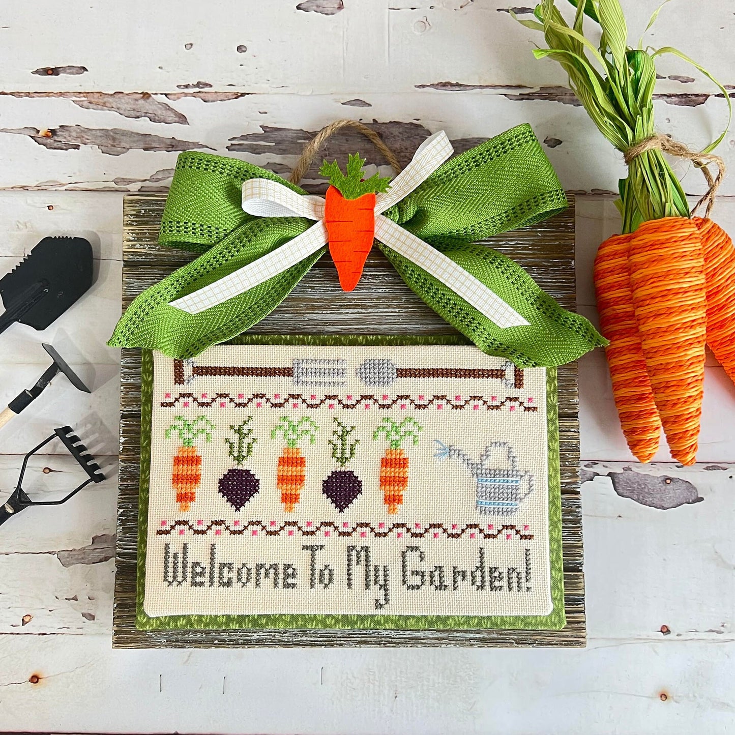 Garden Cross Stitch Chart