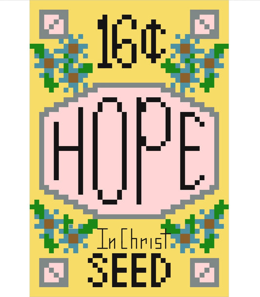 Hope In Christ Seed Packet Cross Stitch Chart