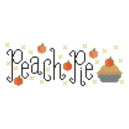 Peach Pie Cross Stitch Chart