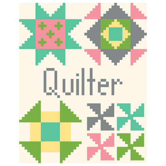 Quilter Cross Stitch Chart